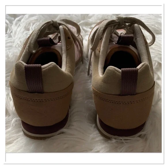 Merrell Alpine Sneaker Lightweight Suede Leather Pink Tan Size 9 - Picture 11 of 16